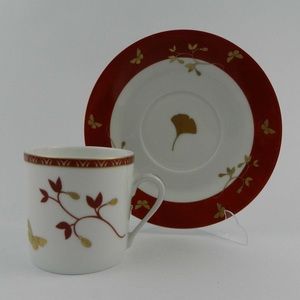 Philippe Deshoulieres Porcelain Espresso Set of 6.